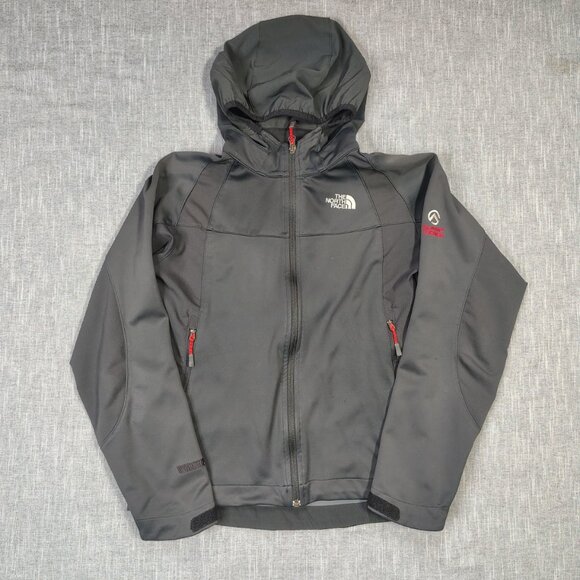 The North Face Jackets & Blazers - The North Face Summit Series Windstopper Jacket Womens Small Black Hood Shacket